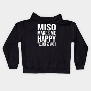 Miso Umami-Rich Miso Recipes Enhance Your Dishes with Fermented Goodness  Merch For Men Women Kids Food Lovers For Birthday And Christmas Kids Hoodie